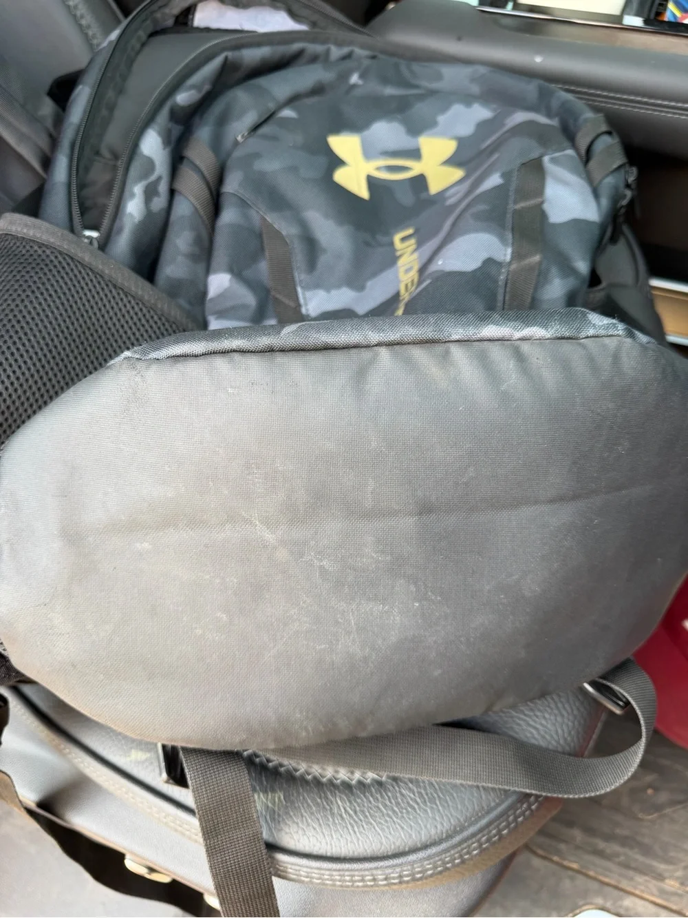 Under Armour Black Gray Camo Backpack